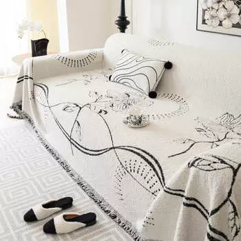 Чехол на диван, полотенце, утолщенный скандинавский свет, роскошный универсальный чехол для дивана на четыре сезона, универсальное универсальное полное одеяло 180*130cm