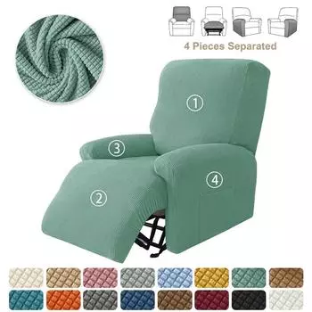 Чехол на диван с откидной спинкой из флиса, чехлы на кресла для гостиной, ленивый мальчик, эластичные чехлы для дивана и спандекса, защита для мебели тёмно-синий