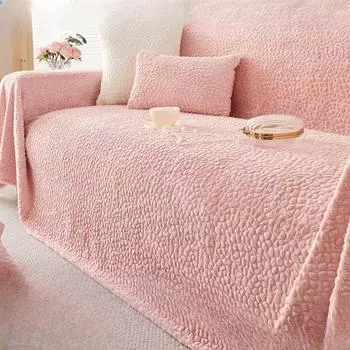 Чехол на диван, ткань, чехол для дивана, полное покрытие, полотенце, зимний плюшевый коврик для дивана, коврик против кошачьих царапин 180*130cm