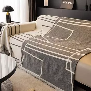 Чехол на диван, ткань, полотенце, универсальный универсальный чехол для дивана, новый стиль, пылезащитная четырехсезонная универсальная подушка для дивана 180*130cm