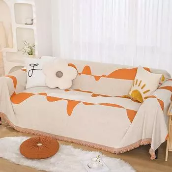 Чехол на диван, тканевое полотенце, универсальное одеяло из синели, новый чехол для дивана с защитой от кошачьих когтей, «все в одном» 180*130cm