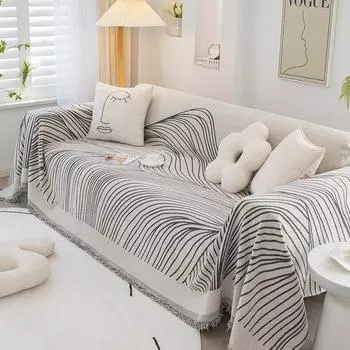 Чехол на диван, тканевый чехол для дивана, подушка для дивана, полотенце, простое современное полностью покрытое одеяло, не царапающий чехол для дивана, универсальный универсальный чехол на четыре сезона 180*130cm
