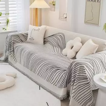 Чехол на диван, тканевый чехол для дивана, подушка для дивана, полотенце, простое современное полностью покрытое одеяло, не царапающий чехол для дивана, универсальный универсальный чехол на четыре сезона 180*130cm