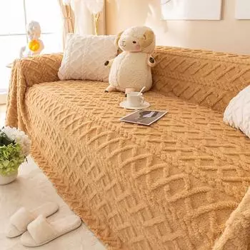 Чехол на диван, тканевый, универсальная подушка, новый современный простой плед, нескользящая подушка, четыре сезона 180x180