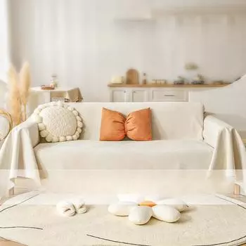 Чехол на диванную подушку, полотенце, универсальный нескользящий чехол для дивана Four Seasons, тканевая подушка с защитой от царапин 90*90