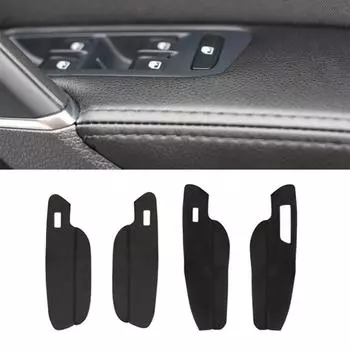Чехол на дверной подлокотник из микрофибры с правым рулем для VW Golf 7 2014 2015 2016 2017 2018, 4 шт., крышка дверного подлокотника