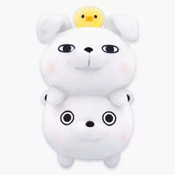 Чехол на голову Yoshi Stamp для лицензионного продукта DR Bear (Кролик и цыпленок) белый