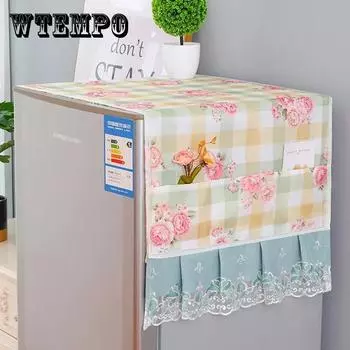 Чехол на холодильник, чехол для стиральной машины, универсальный чехол для бытовой техники, полотенце, пылезащитный чехол на холодильник, занавеска
