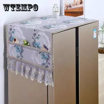 Чехол на холодильник в европейском стиле, тканевый чехол для стиральной машины, микро-дверь, пылезащитный чехол на холодильник, полотенце