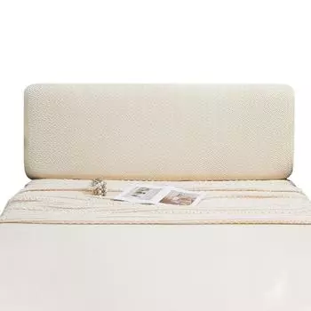 Чехол на изголовье кровати, эластичные чехлы на изголовье, пылезащитный защитный чехол для льняной ткани, тафтинговое мягкое изголовье W120XH70cm