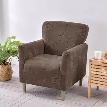 Чехол на кресло-кровать Jacquard Club, чехол на односпальный диван с высокой спинкой, эластичные чехлы для дивана, защитные чехлы для мебели в гостиной