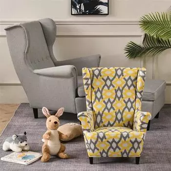 Чехол на кресло с скандинавским цветочным принтом для детей и взрослых, чехол на кресло для гостиной, эластичные чехлы из спандекса для одного дивана, эластичные чехлы на стулья 1 Piece