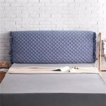 Чехол на кровать, стеганый прикроватный чехол, простой хлопковый зажим, эластичная утолщенная сумка, съемный моющийся пылезащитный чехол для изголовья кровати, покрывала 120x65x30cm