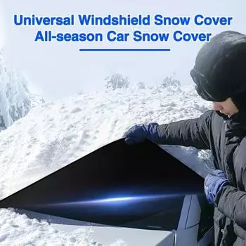 Чехол на лобовое стекло автомобиля от снега Оксфордская лента Эластичная Морозостойкость Защита от солнца Защита от замерзания Универсальная