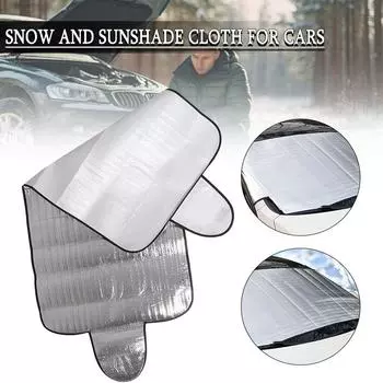 Чехол на лобовое стекло автомобиля, защита от мороза, льда, большая защита от снега и пыли
