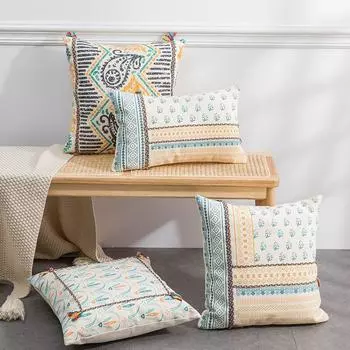 Чехол на наволочку с геометрическим принтом в богемном стиле, украшение для диванной подушки, 45x45 см/30x50 см
