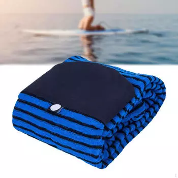 Чехол на носок для доски для серфинга, мягкая защита для носа, со шнурком, портативный защитный чехол для доски 8.0ft