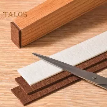 Чехол на ножку стола, самоклеящийся коврик для ножки стула, долговечные износостойкие защитные чехлы для пола для дома белый