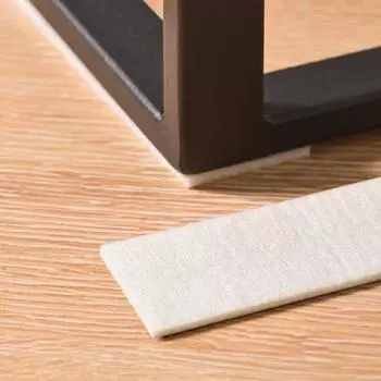 Чехол на ножку стола, самоклеящийся коврик для ножки стула, долговечные износостойкие защитные чехлы для пола для дома белый