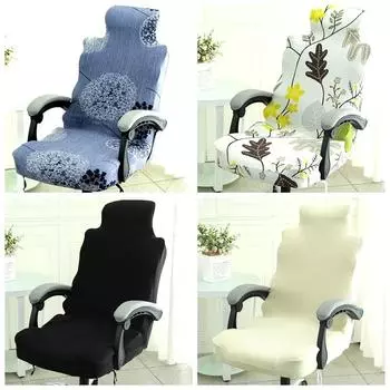 Чехол на офисное кресло Чехол на вращающееся кресло для рабочего стола Эластичный моющийся чехол на компьютерное кресло Поворотное кресло для компьютера Boss