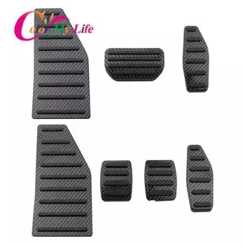 Чехол на педаль автомобиля из углеродного волокна для Suzuki Jimny JB74 JB64 2022, ускоритель, топливный тормоз, сцепление, подставка для ног