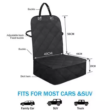 Чехол на переднее сиденье автомобиля для собак, водонепроницаемый складной коврик на заднее сиденье автомобиля, защитная подушка для заднего сиденья автомобиля, дорожные аксессуары для автомобиля CHINA