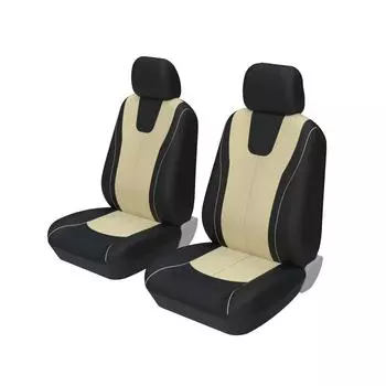 Чехол на переднее сиденье автомобиля, состоящий из 2 частей, универсальный, всесезонный, в салон автомобиля.