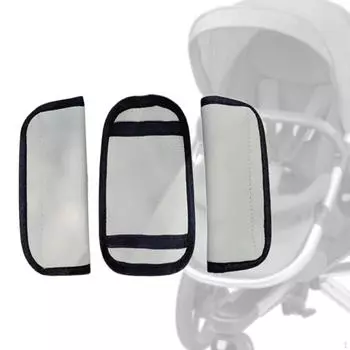 Чехол на плечо для детской коляски, накладки на автомобильные ремни, защитная подушка для детского сиденья бежевый