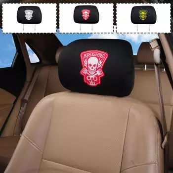 Чехол на подголовник автомобильного сиденья, 3 цветовых узора, дополнительный полиэстер, универсальные защитные чехлы на подголовник, подголовник, салон автомобиля