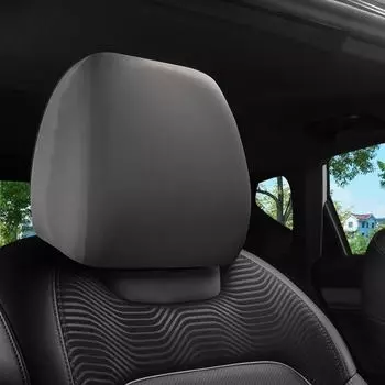 Чехол на подголовник автомобильного сиденья: Полная защита, защита от грязи, эластичность, подходит для 5-7-местных автомобилей, 3 варианта цвета. фиолетовый