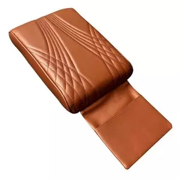 Чехол на подлокотник автомобиля, чехол на автомобильную консоль с карманом, защитный чехол для центральной консоли большинства транспортных средств, мелкие предметы коричневый