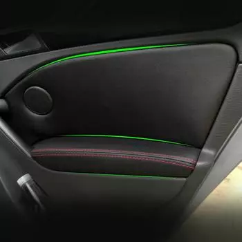 Чехол на подлокотник внутренней двери для VW Golf 6 2010 2011 2012 2013, 4 шт., подлокотник для двери автомобиля, панель из микрофибры, кожаный чехол, наклейка DoorArmrest Black-r