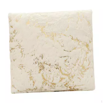 Чехол на подушку 17 x 17 дюймов Чехол плюшевая золотая штампованная наволочка для вечеринки