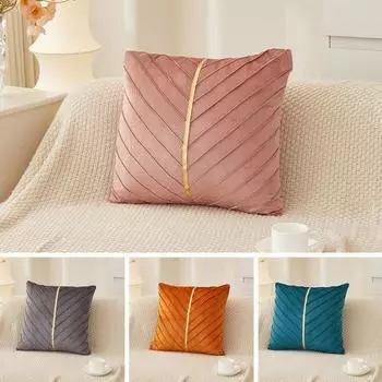 Чехол на подушку для дивана 18x18 дюймов, декоративная наволочка, однотонный чехол для подушки 45x45cm циан