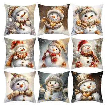 Чехол на подушку для рождественского украшения дома, праздничный чехол для подушки для гостиной, спальни, дивана, чехлы для подушек 45*45cm TPR496-1