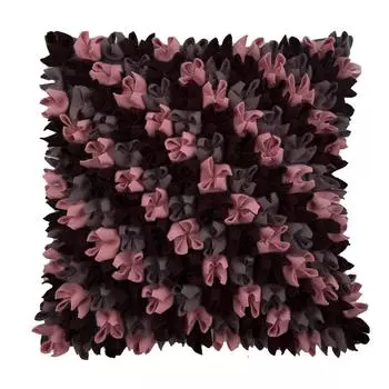 Чехол на подушку HomeCentric, сливовые наволочки, 3D фетр, фиолетовое вино и розовое наволочки в виде оригами, наволочки из фетра, наволочки на подушки - Love Punch 12 x 12 inch фиолетовый