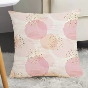 Чехол на подушку с принтом Yousheng, износостойкий, приятный для кожи, моющийся, декоративная наволочка, орнамент для дивана