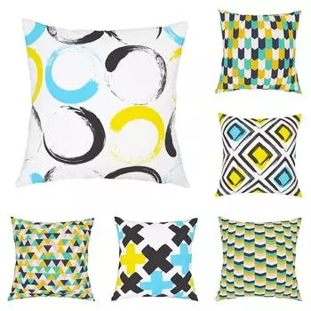 Чехол на подушку с скандинавским абстрактным геометрическим принтом для дома, гостиной, дивана, стула, украшение, подушка, наволочка 40X40CM