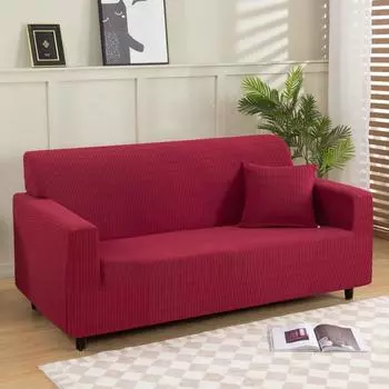 Чехол на подушку сиденья для дивана, защита для мебели для домашних животных, детский эластичный моющийся съемный чехол, чехол для дивана, чехлы для дивана 1 Seater 90-140cm