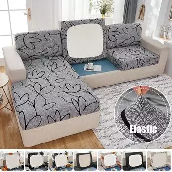 Чехол на подушку сиденья для дивана, эластичный чехол для дивана с цветочным принтом, защита для детской мебели, эластичный съемный моющийся чехол 1pc Normal Size-S