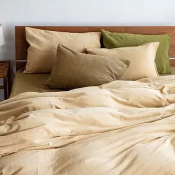 Чехол на подушку Venus Bed L 50 x 70 Хлопковое полотенце Imabari IYOLUCA Сделано в Японии Сделано в Imabari Полотенце Imabari Ткань для полотенец Хлопковая наволочка для всесезонной подушки мох зеленого