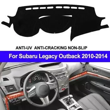 Чехол на приборную панель автомобиля, коврик для защиты от солнца для Subaru Legacy/Outback 2010 2011 2012 2013 2014 Right Hand Drive красный
