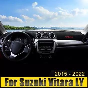 Чехол на приборную панель автомобиля, защитный коврик от солнца, защитный коврик от ультрафиолета для Suzuki Vitara LY 2015 2016 2017 2018 2019 2020 2021 2022