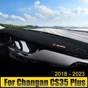 Чехол на приборную панель автомобиля, защитный козырек от солнца, анти-УФ-ковры, нескользящий коврик для Changan CS35 Plus 2018 2019 2020 2024 2024 2024