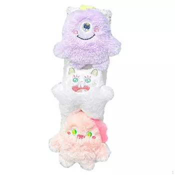 Чехол на ремень безопасности автомобиля, мягкий плюшевый протектор для всех автомобилей Purple 1Piece