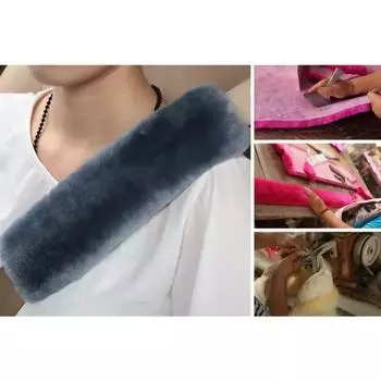 Чехол на ремень безопасности автомобиля, наплечники для ремня безопасности, подушки, подходят для всех автомобилей и рюкзаков, мягкие накладки на ремень безопасности автомобиля из искусственной овчины, новые