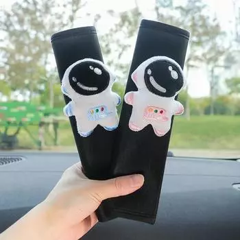 Чехол на ремень безопасности автомобиля с рисунком, наплечный ремень, подушка для ремня безопасности, защитная накладка на плечо, автомобильные аксессуары для девочек