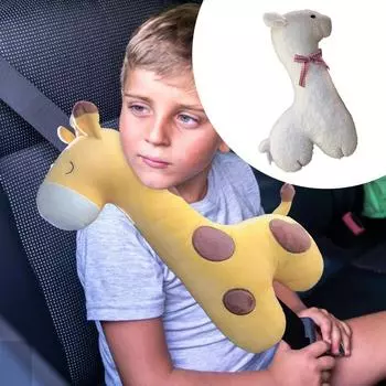 Чехол на ремень безопасности Мягкие накладки на ремень безопасности с изображением животных Мягкие накладки на ремень безопасности с изображением животных из мультфильмов Милый удобный чехол на ремень безопасности
