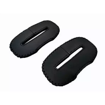 Чехол на ремень безопасности Nissan E13 New Note e-Power из натуральной кожи (Черный стежок) Предотвращение царапин Предотвращение шума NISSAN NOTE (Тип E13 SNE13) Подлинный Ле