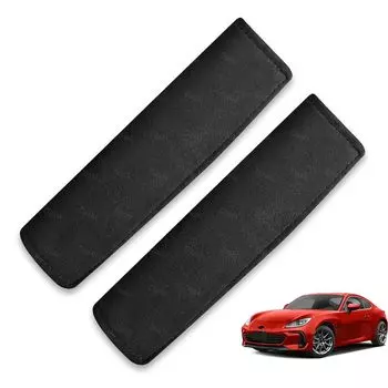 Чехол на ремень безопасности Подушки на ремень безопасности Накладка на плечо ремня безопасности Защита плеча шеи Замшевый автомобиль